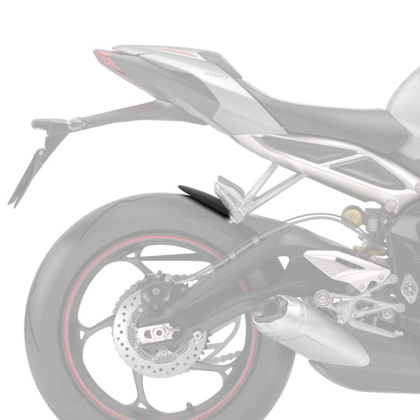 Pyramid Plastics Pyramid hugger extension | matte black | triumph street triple 765 r 2017>current